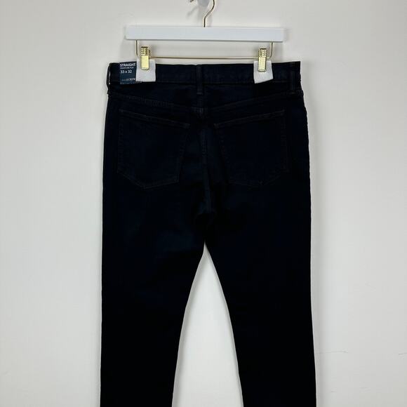 J.Crew Straight Fit Jean Signature Flex Stretch Denim Mens Black W33 L32 NWT - Picture 6 of 10